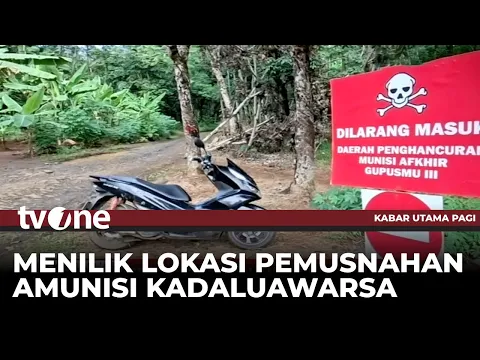 TKP Tragedi Pemusnahan Amunisi Kedaluwarsa Dijaga Ketat oleh Aparat