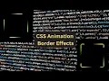 CSS Animation Border Effects Using CSS Repeating Conic Gradient For Your Projects