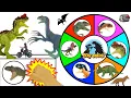 Lagu JURASSIC WORLD DOMINION Spinning Wheel Slime Game w/ Movie Dinosaur Toys \u0026 Figures
