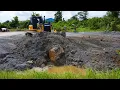 Lagu Today Update Landfill Delete Deep Pond Grass by SHANTUI DH17c3 Pro Pour Stone with dump truck