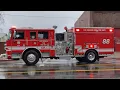 LAFD Engine 88 and Rescue 88 Responding