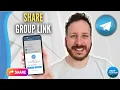 How To Share A Telegram Group Link