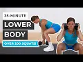 30-Minute Leg Workout Over 200 Squats