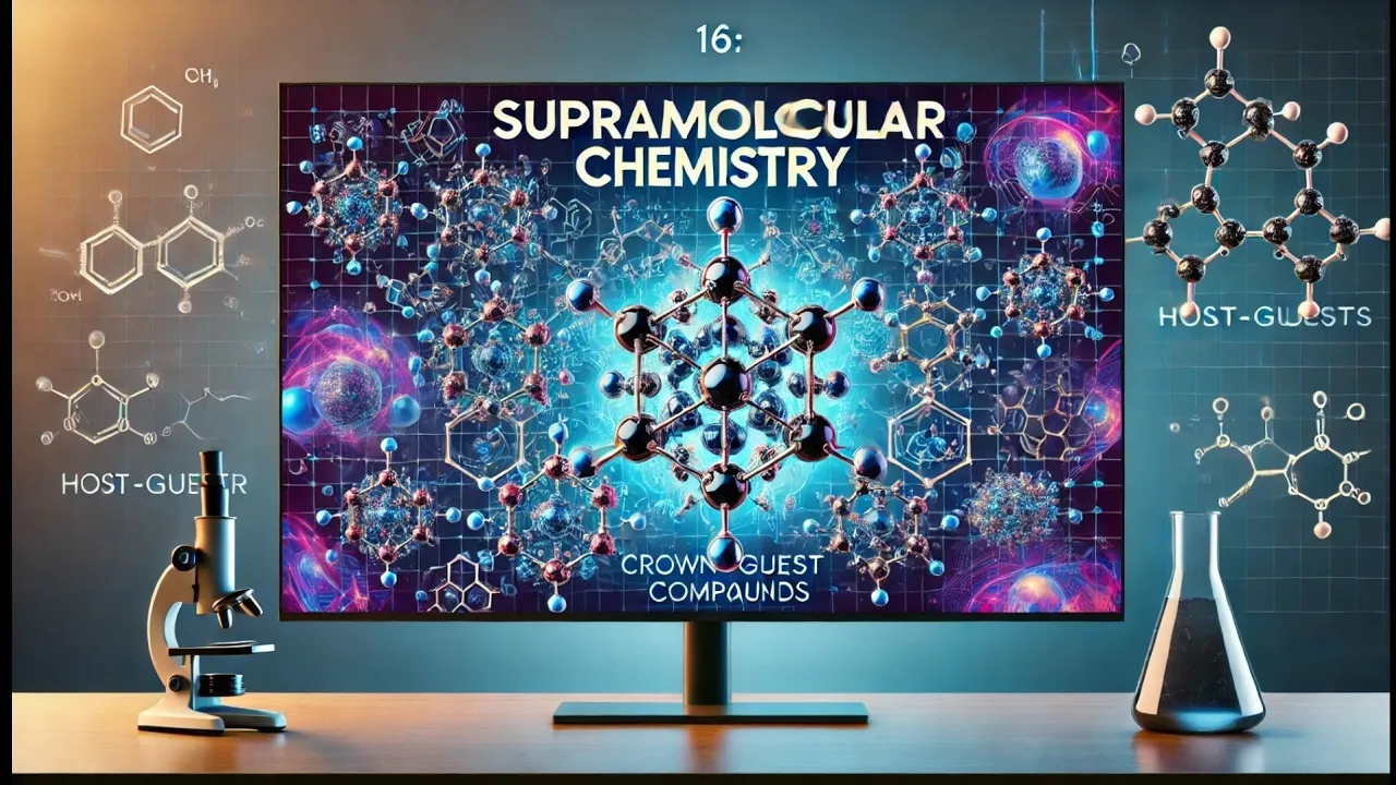 Supramolecular chemistry (Lecture 01) | (introduction and main concepts) | 2025