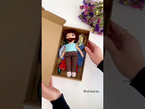 Cloth doll - Dad (part of a larger doll set)