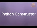 50 Python Constructor Online Training Download app from below link