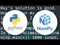 Fast check for NaN in NumPy
