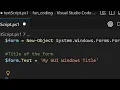 3 How to Set the Size of a Windows Forms Application Tutorial 3 PowerShell Application