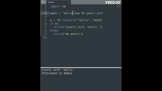 Regular expression use symbol for words to start with