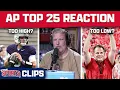 AP Top 25 Instant Reaction