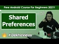 Shared Preferences Saving data to Android device Android Tutorials in Hindi