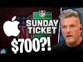 New Sunday Ticket Pricing Almost 700 From Apple Store After 14 Billion Lawsuit Pat McAfee Reacts