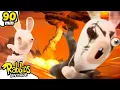 Download Lagu Wicked Dark Rabbid want to destroy the moon! | RABBIDS INVASION | New compilation | Kids Cartoon