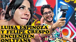 luisa espinosa habla sobre el video con felipe crespo
