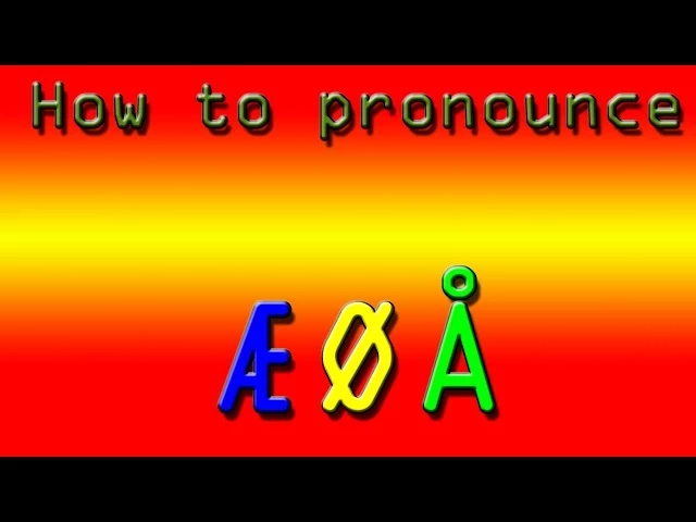 Download MP3 How to pronounce ÆØÅ [OLD]