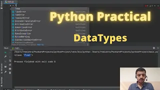 Python Practical DataTypes
