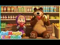 Download Lagu Nieuw Masha en Beer 🎶 Appels \u0026 Bananen Lied 🍌🍎 | Boodschappenavontuur voor kinderen 🛒
