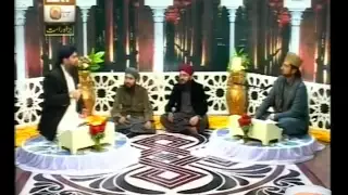 Sajid Qadri at Mehfil Rang e Raza live Qtv 7th Jan 2013