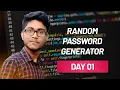 Random Password Generator Day 01 HTML CSS JavaScript 30Days30Projects