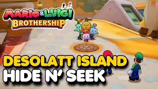 mario u0026 luigi brothership desolatt island hide and seek guide idle locations 