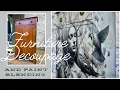 Another Incredible Furniture Makeover With MINTbyMichelle Decoupage Paper and Mineral Paint