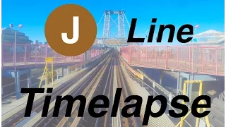 NYC Subway Timelapse - A Round Trip on the J Line