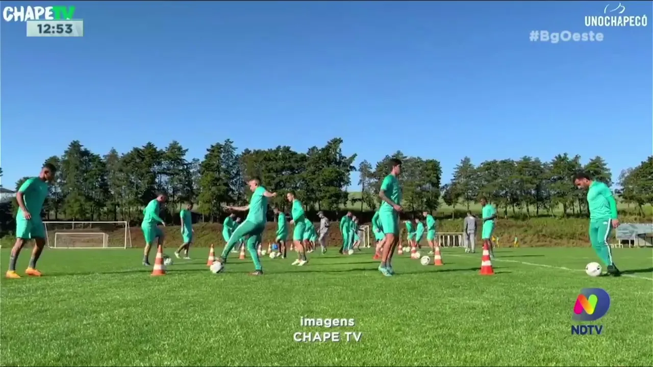 Chapecoense faz último treino antes de enfrentar o Novorizontino