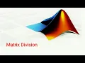 Matrix Division MATLAB Using MATLAB moblie app