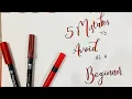 5 mistakes to avoid as a calligraphy beginner calligraphy beginner mistakes