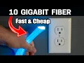 How to Run Fiber Optic Cable in Your Backyard - My 10 Gig Install for Starlink