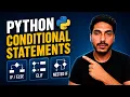Python Conditional Statements if elif else Nested if-else