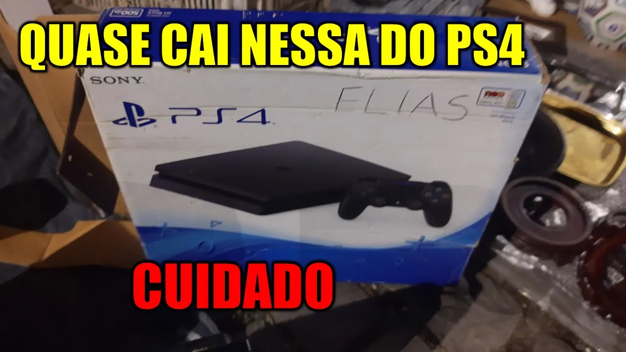 CAÇADA GAMER TOME CUDADO QUASE CAI NESSA DO PS4 NA CAIXA  PS3 XBOX PSP E MAIS NA FEIRA DO ROLO