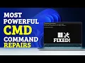 The Most Powerful CMD Command Repairs To Boost Windows Performance