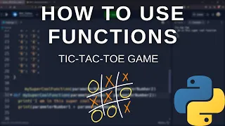 Beginner Python - Using Basic Functions Tic Tac Toe Game Tutorial