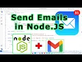 How to Send Emails in Node js Node JS with Nodemailer Tutorial