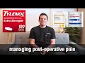 Post-op Pain Management