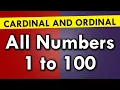 Cardinal and Ordinal Numbers in English