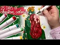 How I Color Hair Using Ohuhu Markers MY Coloring Book Final Flip Through