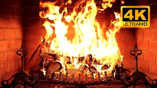 Fireplace 4K UHD Fireplace With Crackling Fire Sounds Fireplace Ambience 