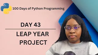 Leap Year Project 100 Days of Python Programming Day-43