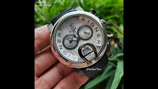 Jam tangan Aigner Bari swiss made quartz chronograph ref A37500