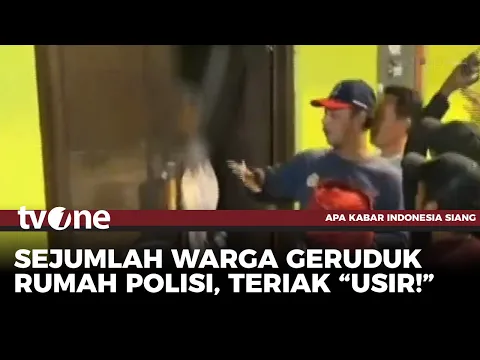 Rumah Oknum Polisi Digeruduk Warga, Diduga Aniaya Anak Berumur 15 Tahun