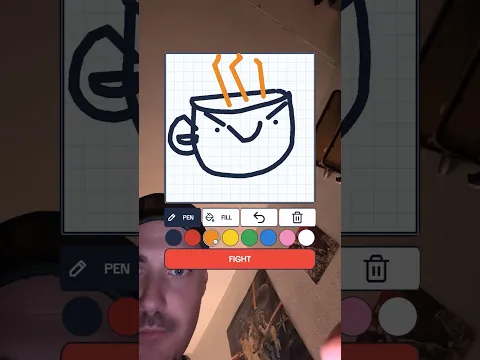 Un cafecito riquito en combate #cafe #videojuego #humor #coffee