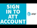 How To Login To AT T Account 2026 att com Login Sign In Step By Step