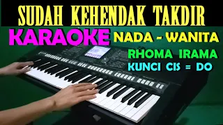 tak berdaya rhoma irama karaoke nada wanita hd