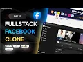 Build a Full-Stack Facebook Clone MERN Stack React Js Next js Node js Zustand MongoDB