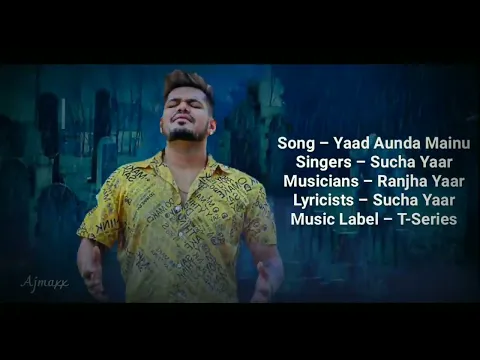 Download MP3 Sad Song - 💔- SUCHA YAR - Yaad Aunda Mainu ( Lyrics ) ( lyrics Official ) Punjabi Masti  #viral