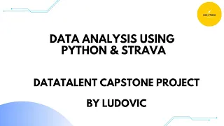 Data Analysis using Python Strava