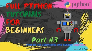 Python Comment and Escape Sequence Full Python Tutorials In Bangla Part