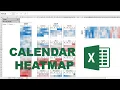 Calendar Heatmap Template Excel